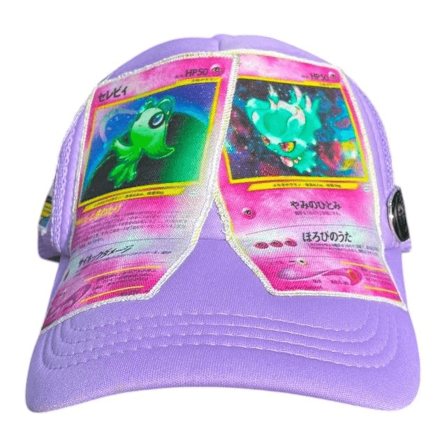 Purple Green hat
