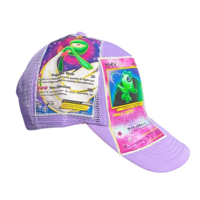 Purple Green hat